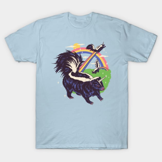 Smelly Rainbows T-Shirt by Hillary White Rabbit